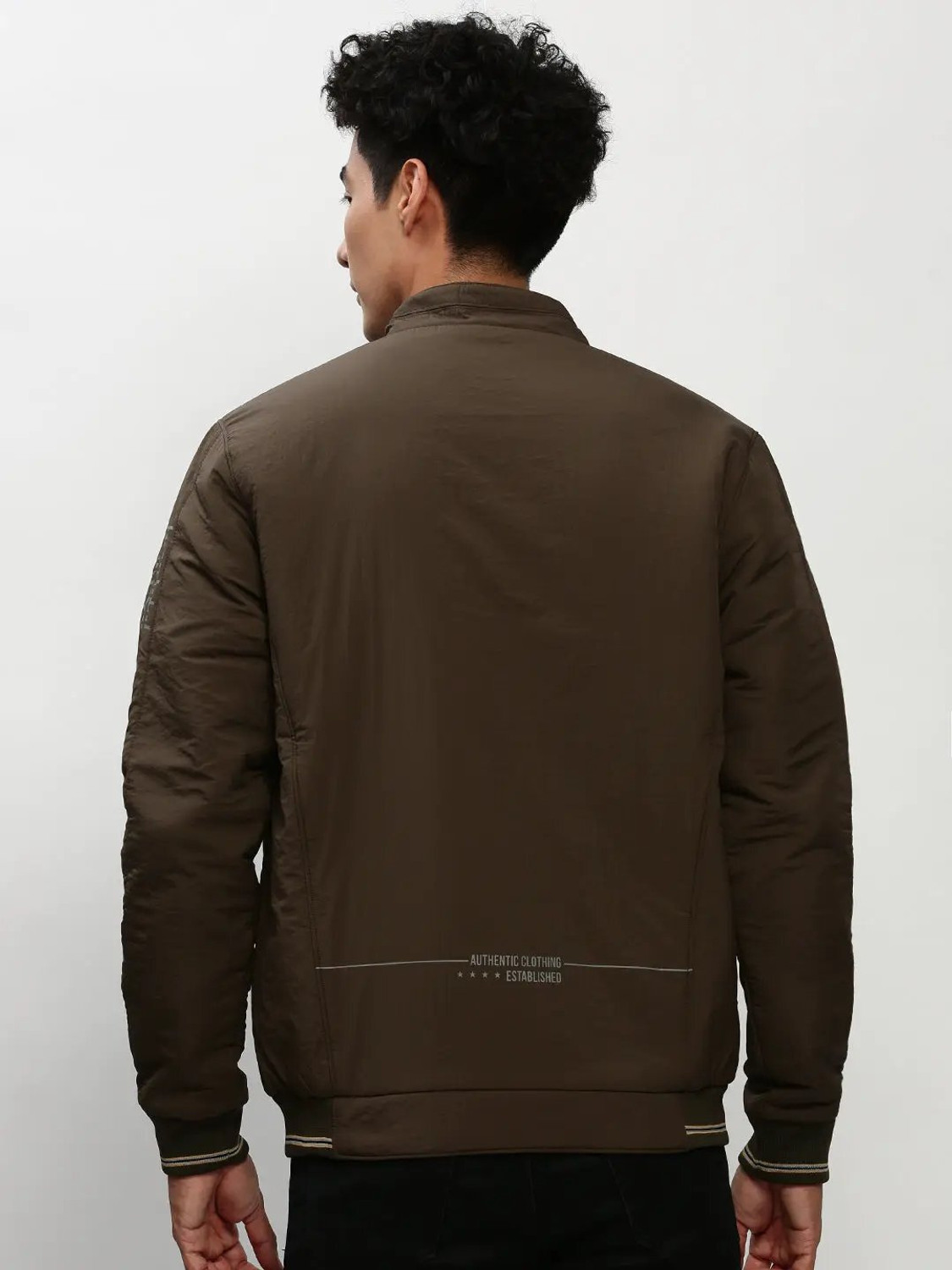 Image of SHOWOFFFF Full Sleeve Solid Men Jacket