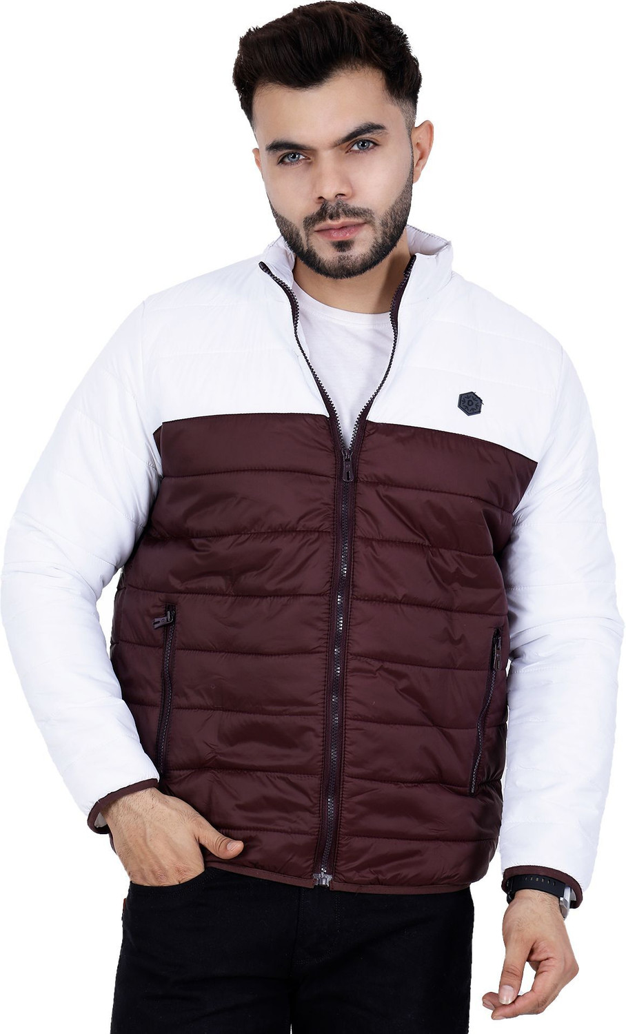 Image of Dollar Full Sleeve Colorblock Men Jacket