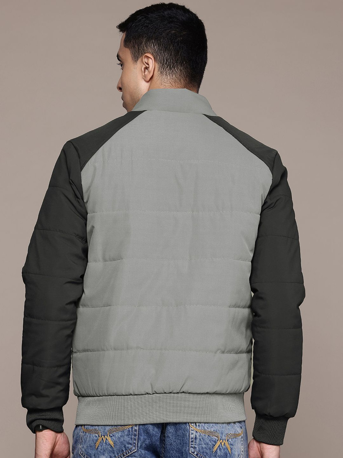 Image of Roadster Full Sleeve Solid Men Padded Jacket