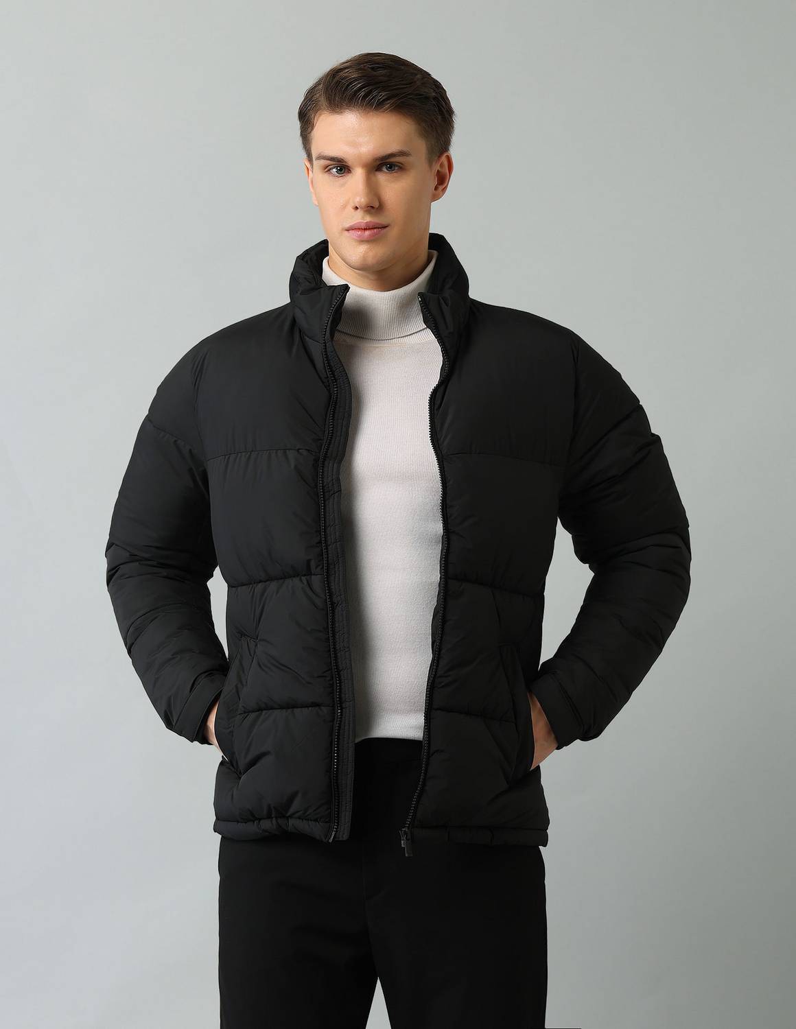 Arrow Sport Full Sleeve Solid Men Jacket