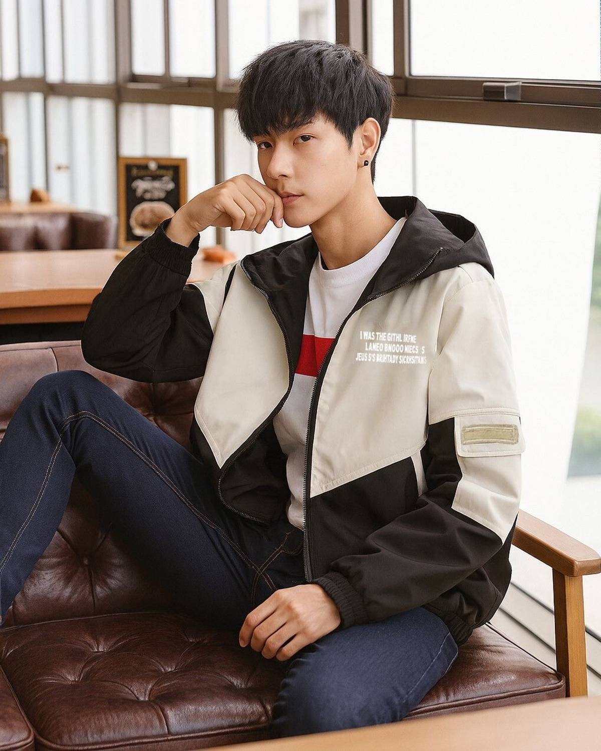 MOTREX Full Sleeve Applique Men Jacket - Buy MOTREX Full Sleeve