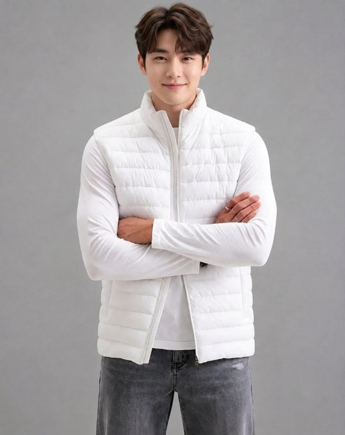 Image of The Origin Life CO Men Solid Puffer Jacket