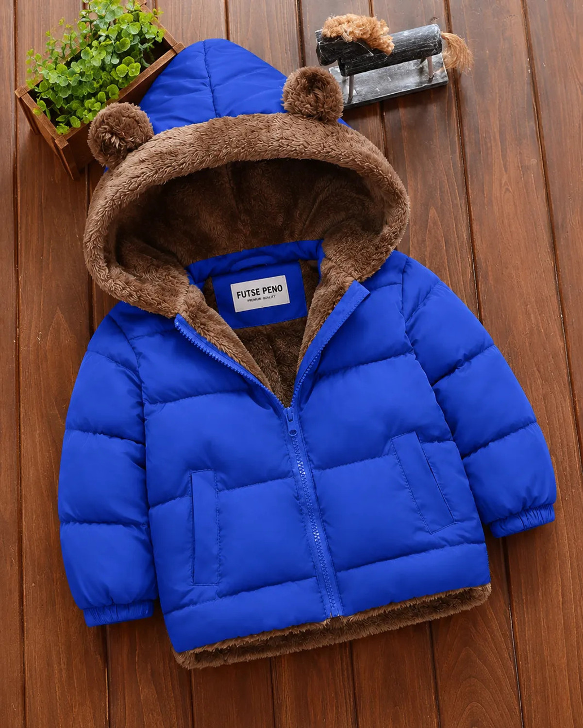 Image of FUTSE PENO Boys & Girls Solid Casual Jacket