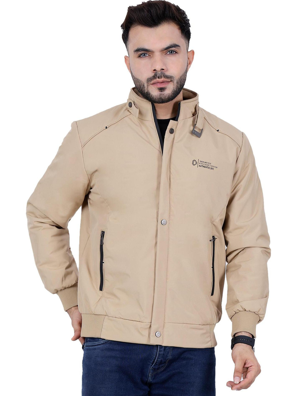 Image of Dollar Full Sleeve Solid Men Jacket