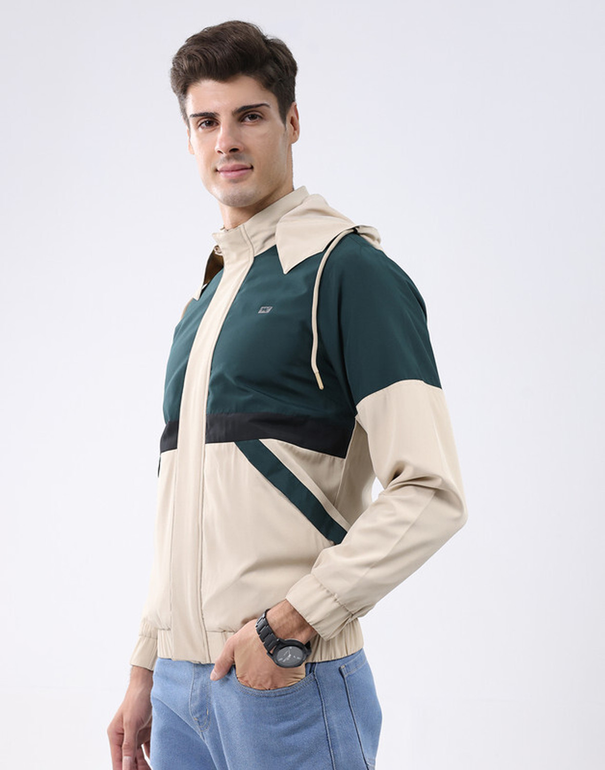 Image of MONTE CARLO Full Sleeve Colorblock Men Jacket