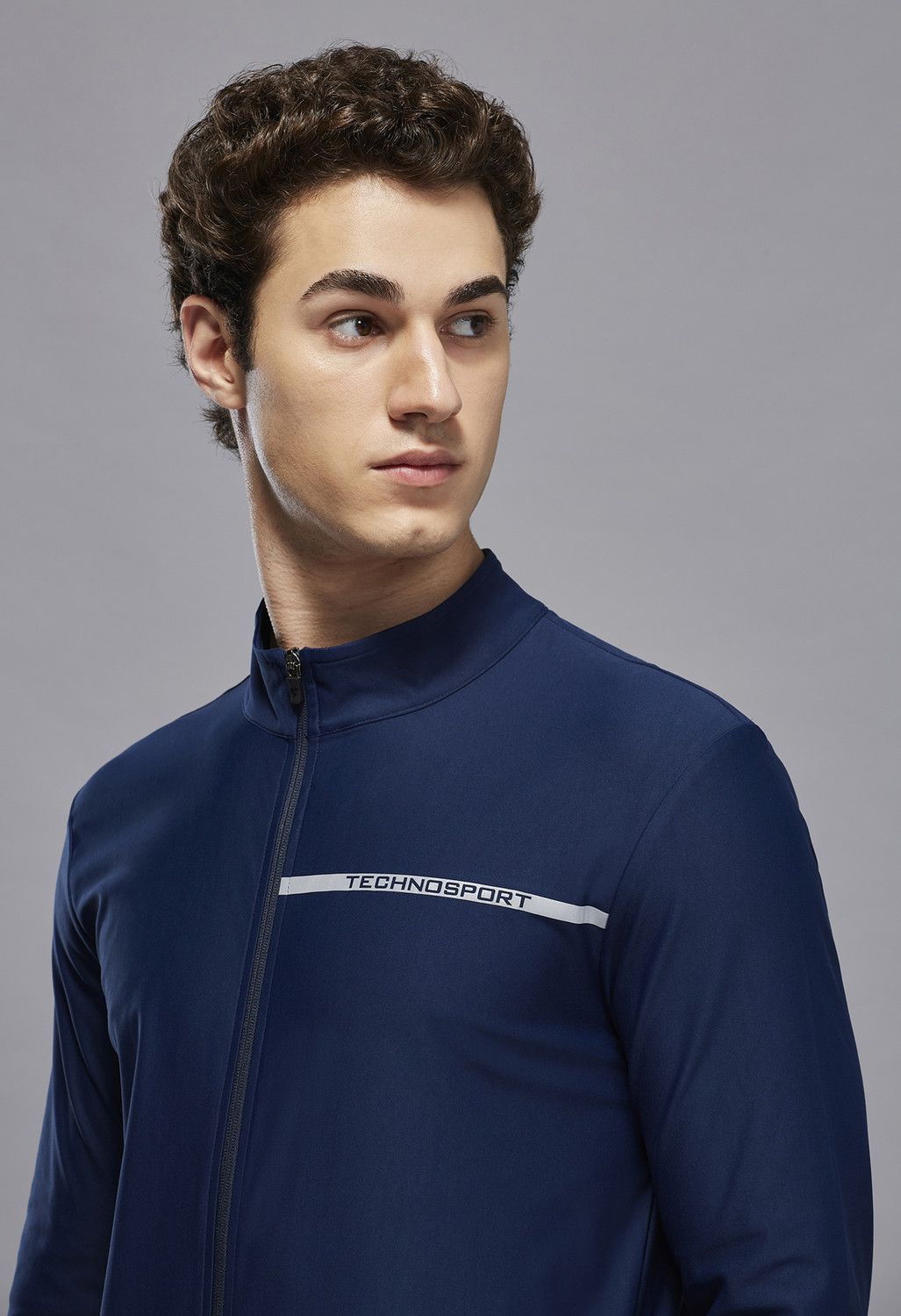 Image of TECHNOSPORT Full Sleeve Solid Men Jacket