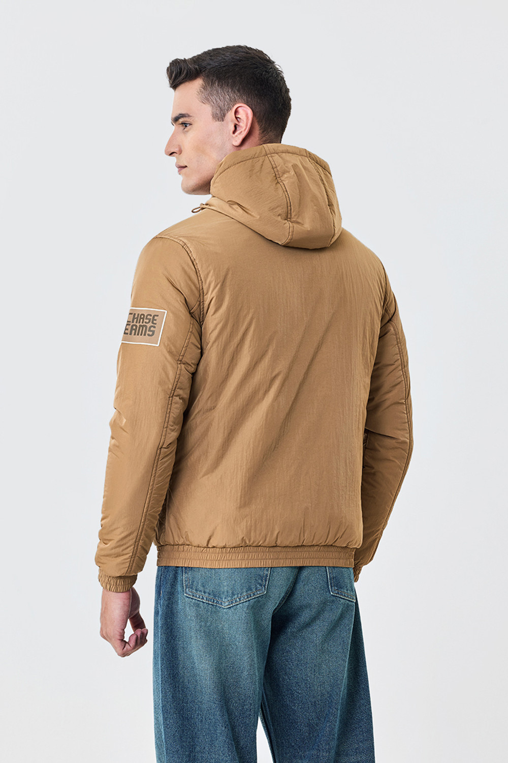 Image of Snitch Men Solid Casual Jacket