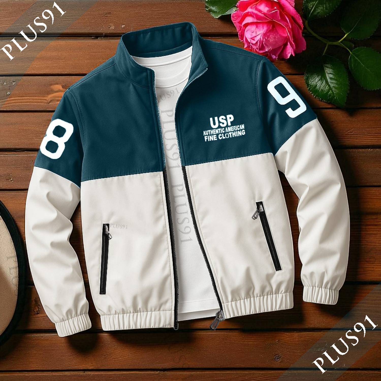 Plus91 Men Colorblock Casual Jacket - Image 1