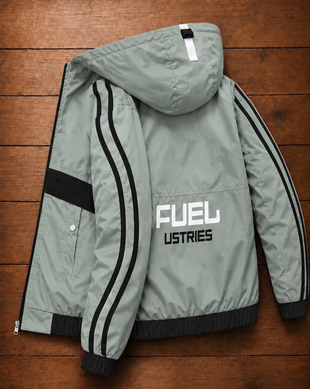 MOTREX Full Sleeve Striped Men Jacket - Image 1