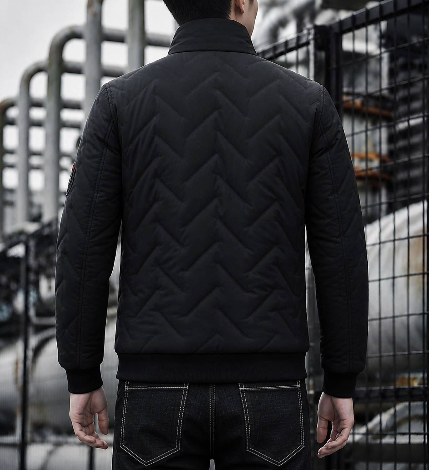 FUTSE PENO Full Sleeve Solid Men Jacket - Image 4