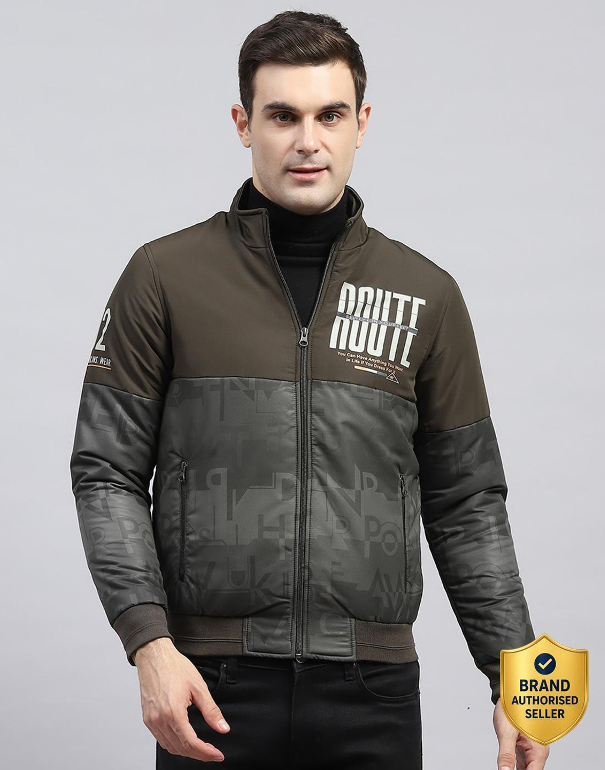 Image of MONTE CARLO Full Sleeve Colorblock Men Jacket