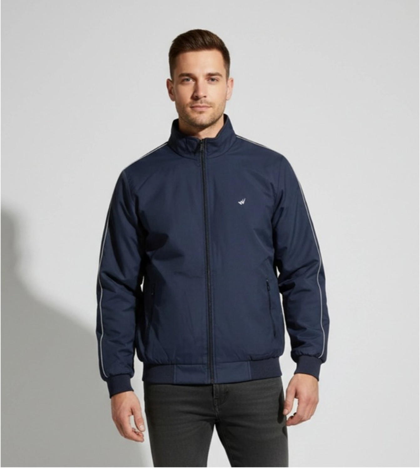 Image of Wild Cops Full Sleeve Striped Men Jacket