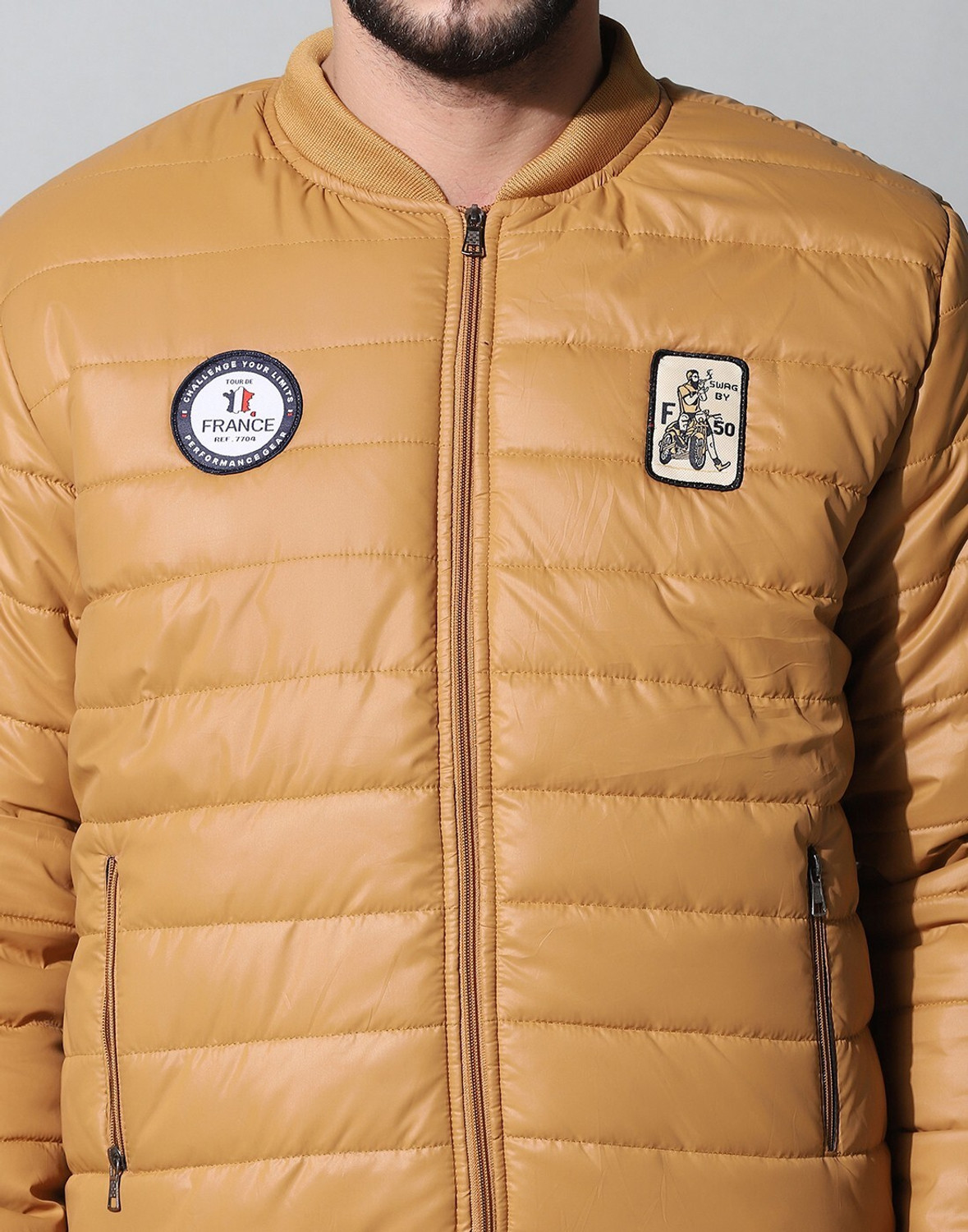 Image of Mia Fashion Full Sleeve Printed Men Jacket
