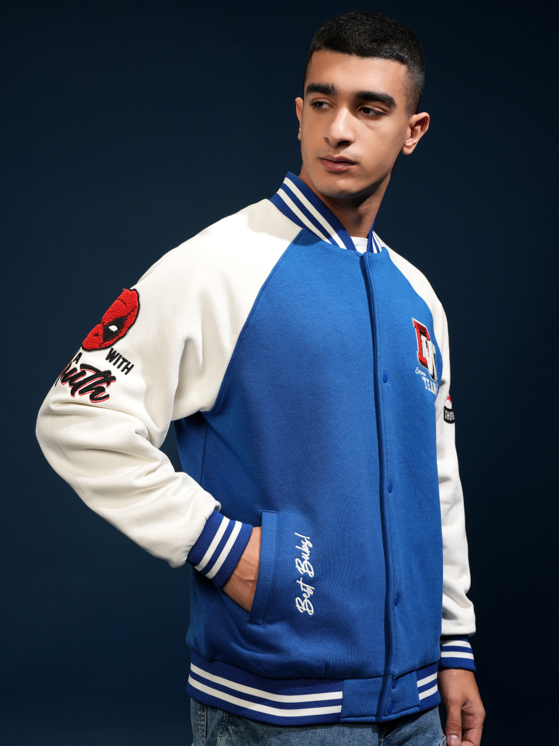 Image of HIGHLANDER Full Sleeve Printed Men Jacket