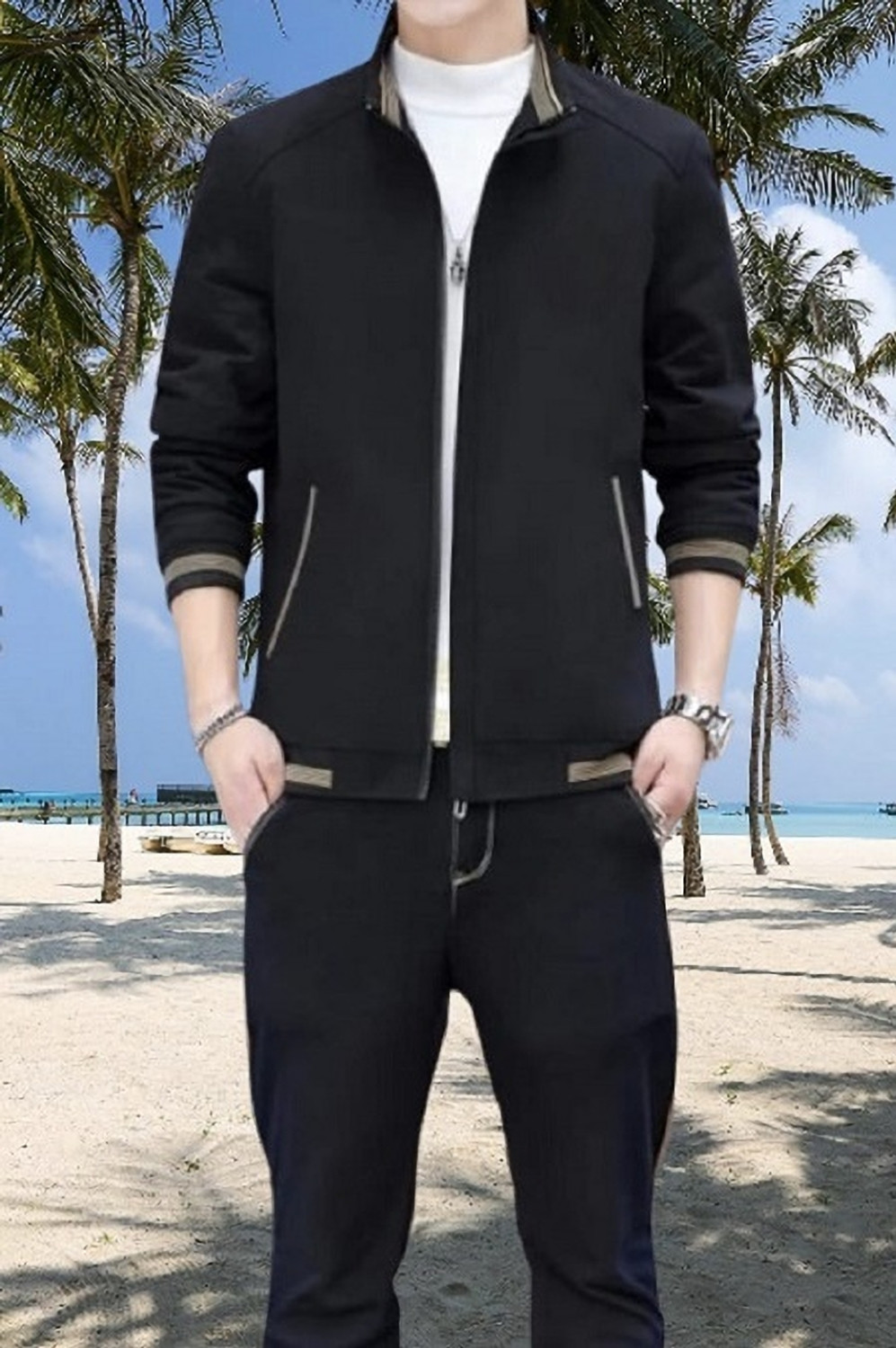 Image of BUGRASI TRADERS Men Casual Jacket