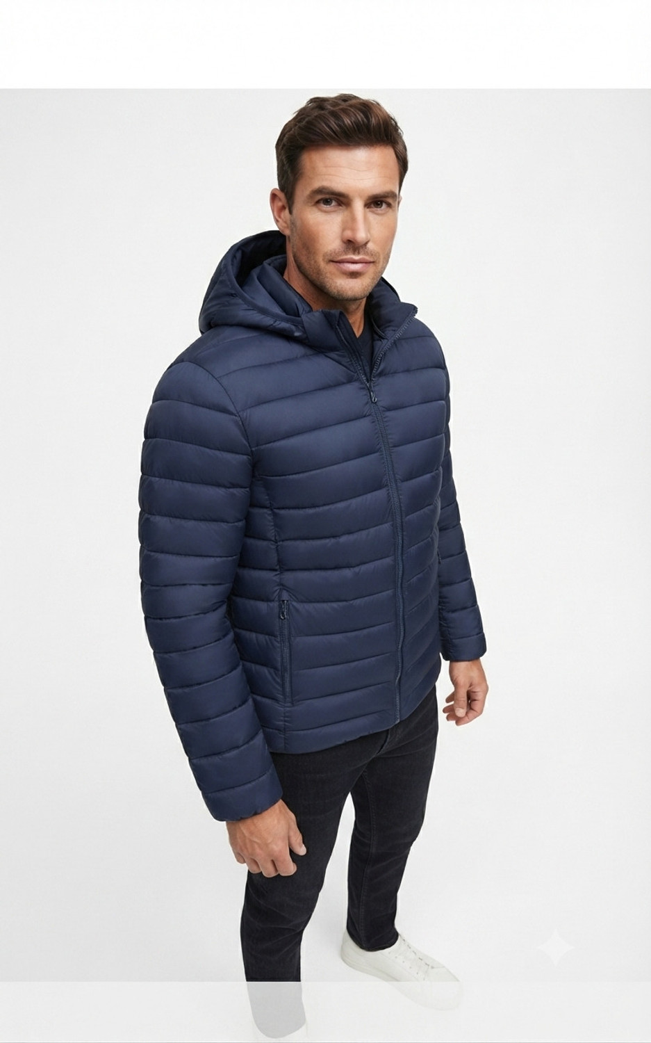 Image of THE FASHION CREATIONS Men Solid Puffer Jacket