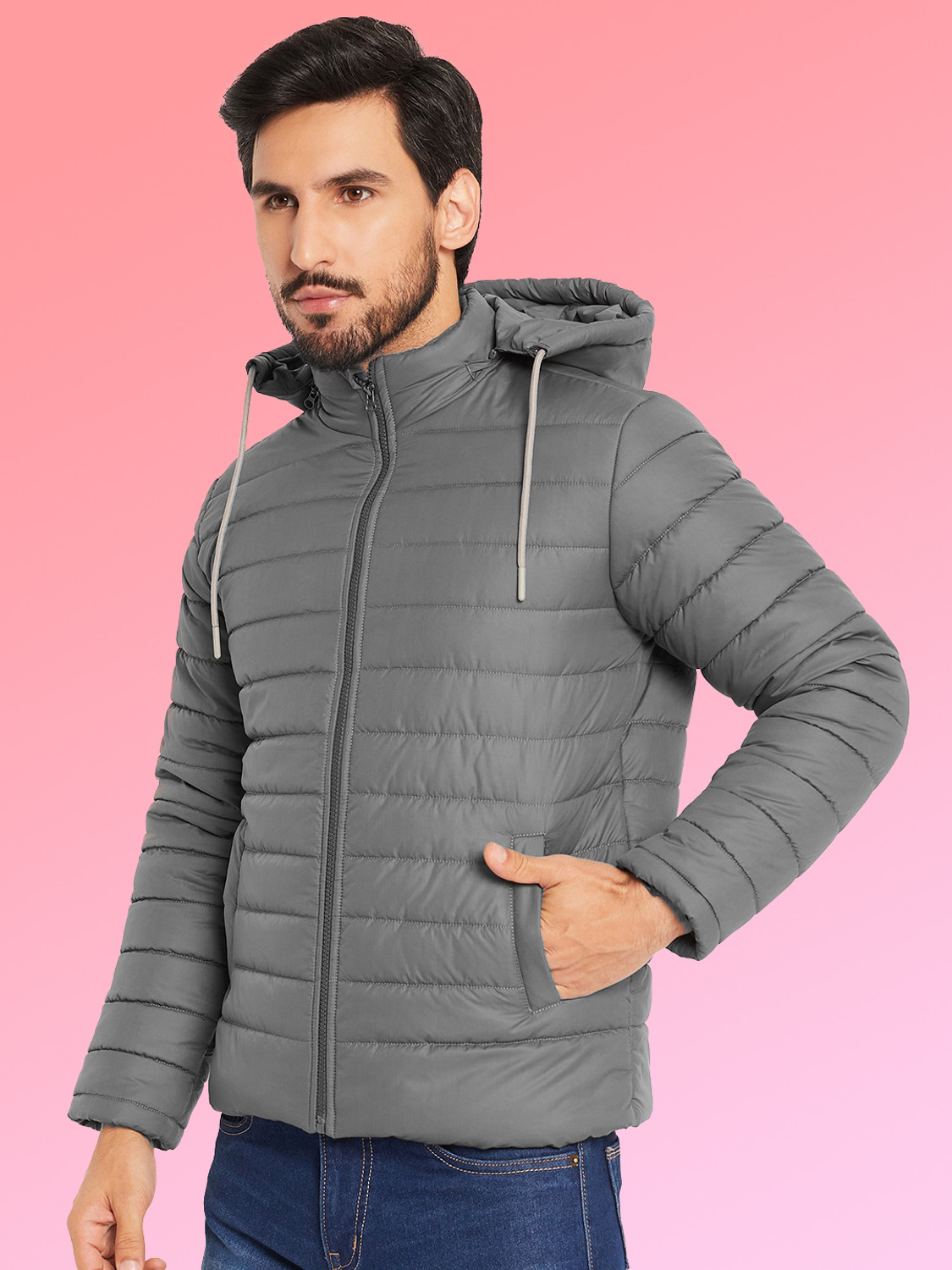 Image of VERO AMORE Men Solid Puffer Jacket
