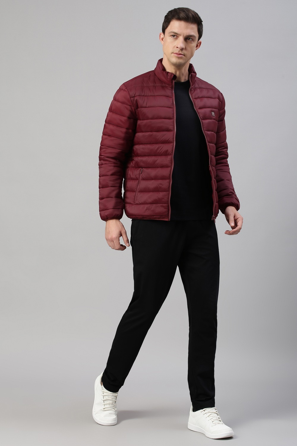 Image of VAN HEUSEN Full Sleeve Solid Men Jacket