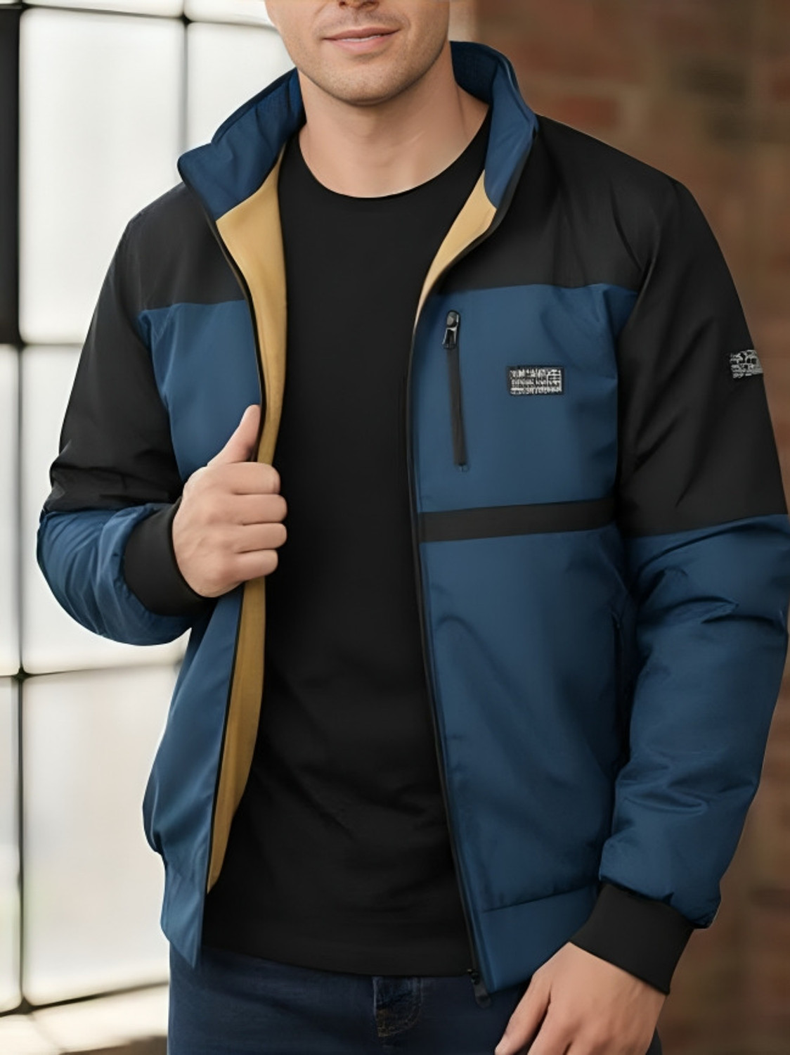 Image of TrendsTalk Full Sleeve Solid Men Jacket