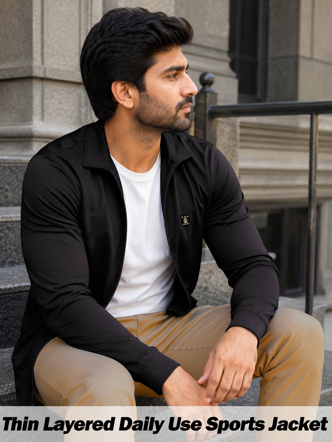 VeBNoR Full Sleeve Solid Men Jacket - Image 4