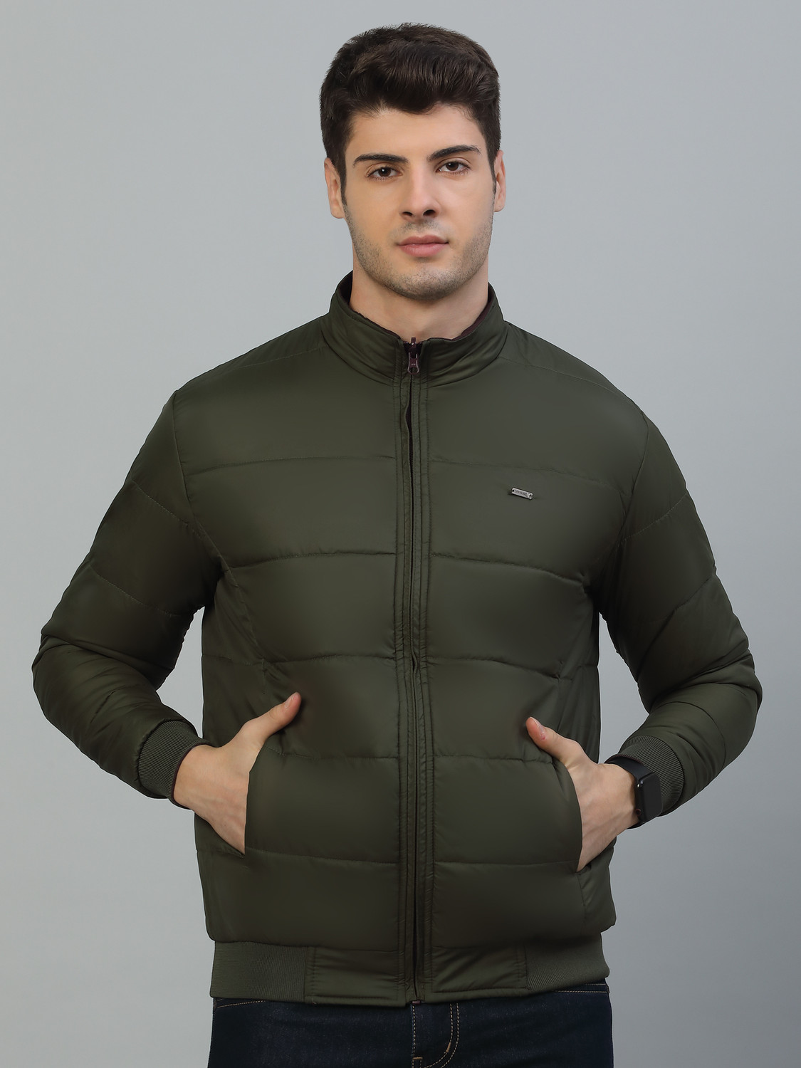 Image of CANTABIL Full Sleeve Solid Men Jacket