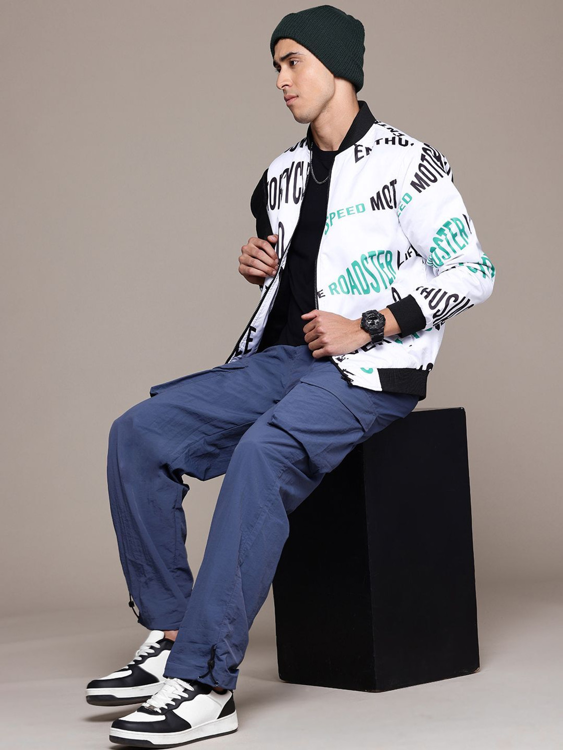 Image of Roadster Full Sleeve Printed Men Jacket