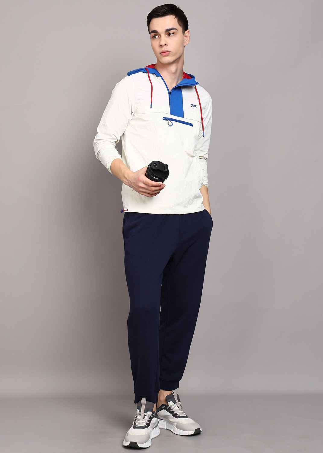 Image of REEBOK Men Solid Sports Jacket