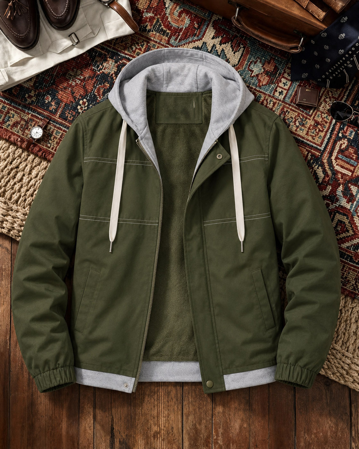 Image of Jammy & Kammo Men Solid Puffer Jacket