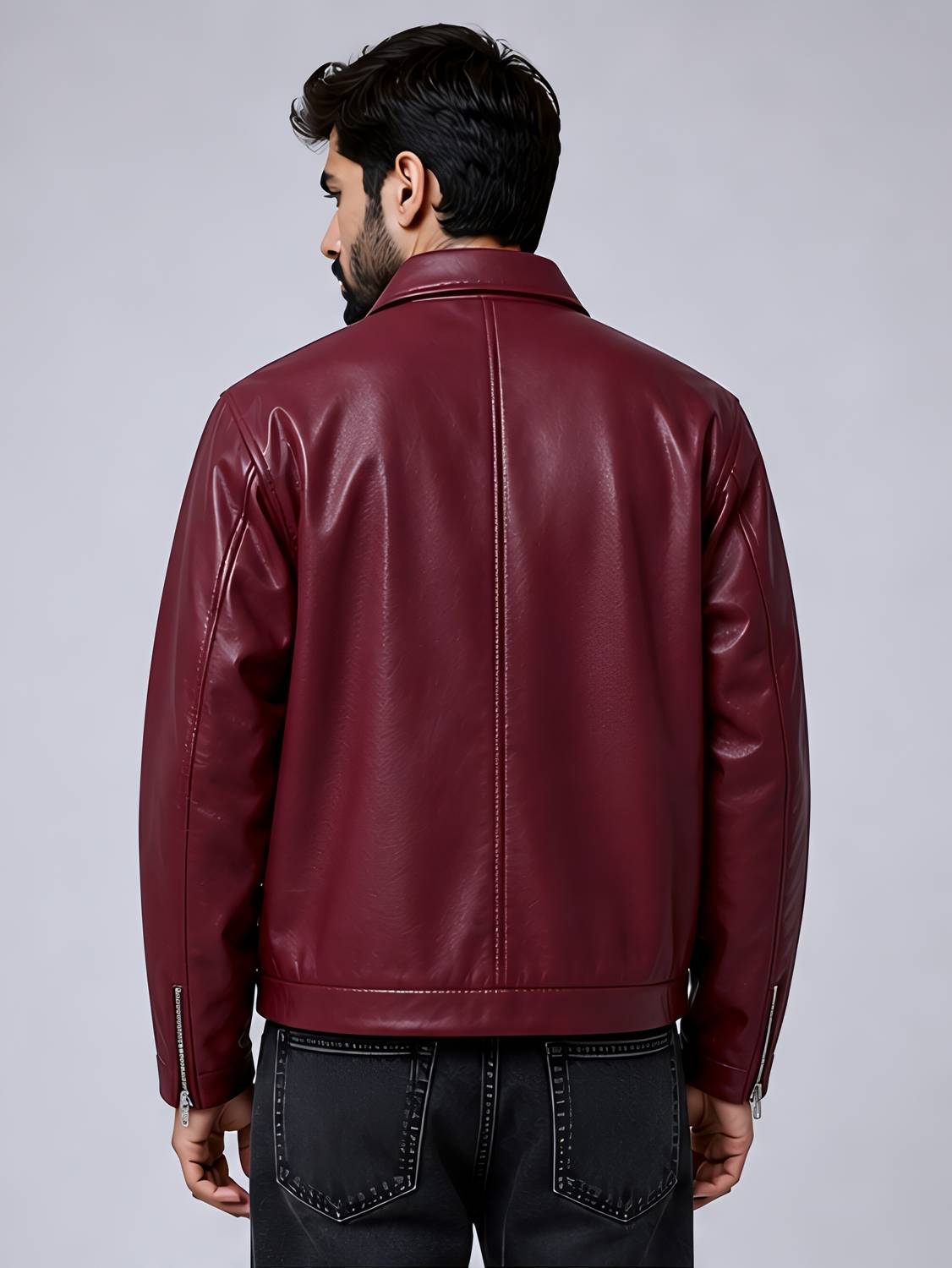 WALHALAA Full Sleeve Solid Men Jacket - Image 2