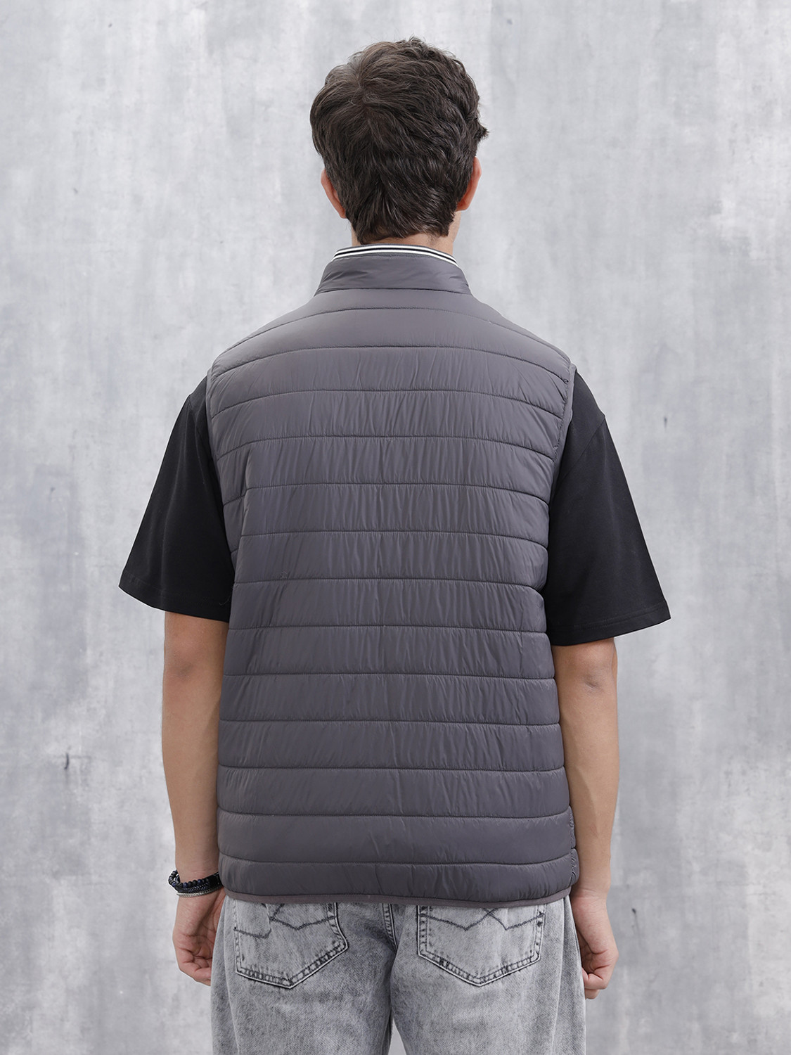 Image of WROGN Men Solid Casual Jacket