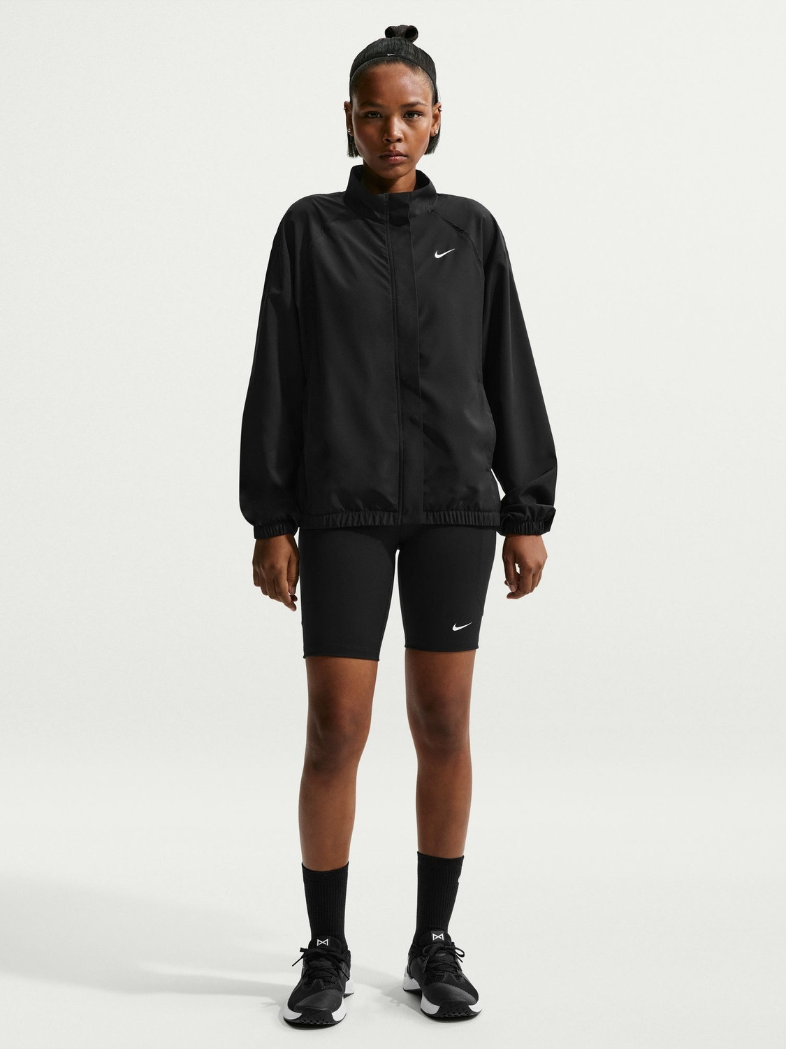 Image of NIKE Full Sleeve Solid Women Jacket