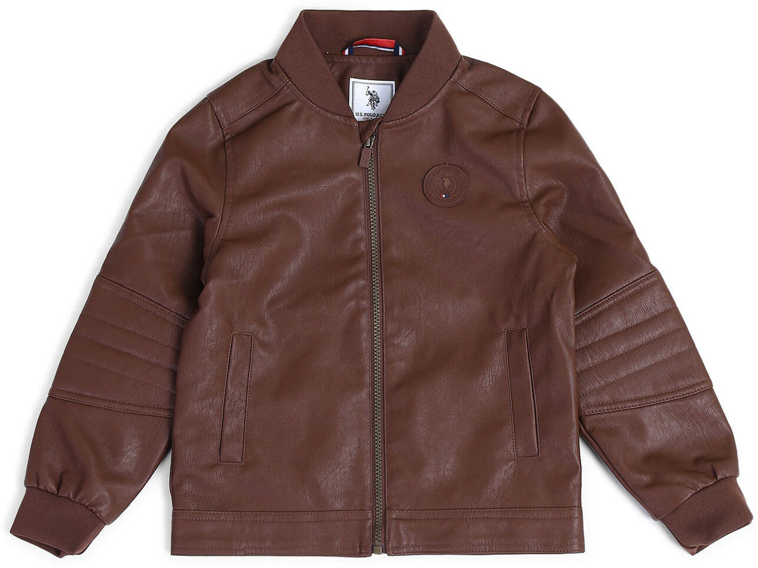 Image of U.S. POLO ASSN. Full Sleeve Solid Boys Jacket