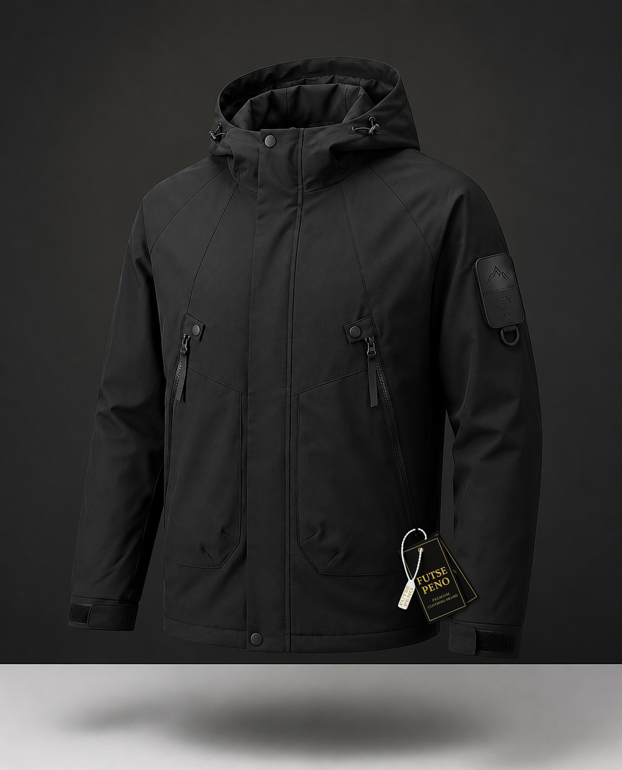 Image of FUTSE PENO Full Sleeve Solid Men Jacket