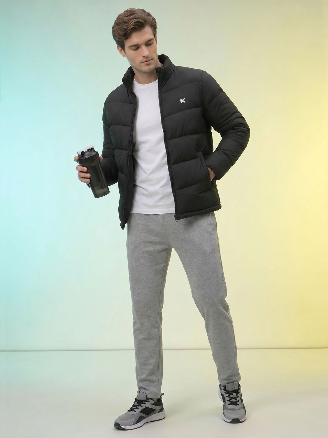 Image of HRX by Hrithik Roshan Full Sleeve Solid Men Jacket