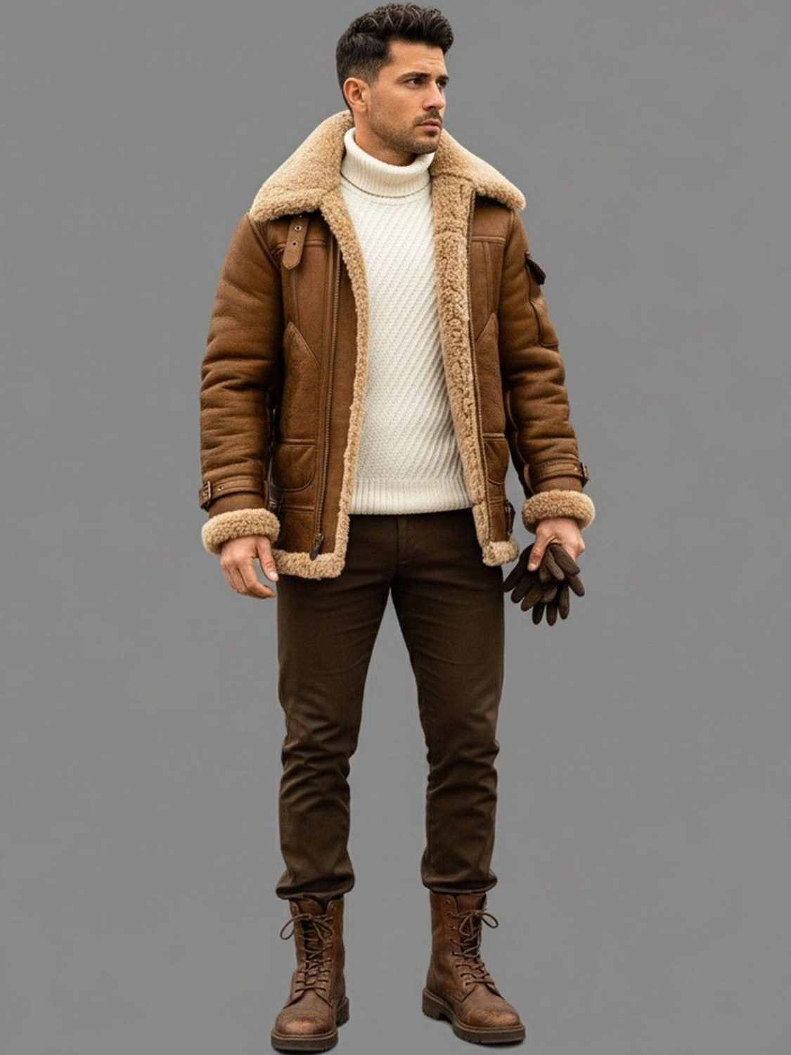 Image of Mast & Harbour Full Sleeve Solid Men Jacket