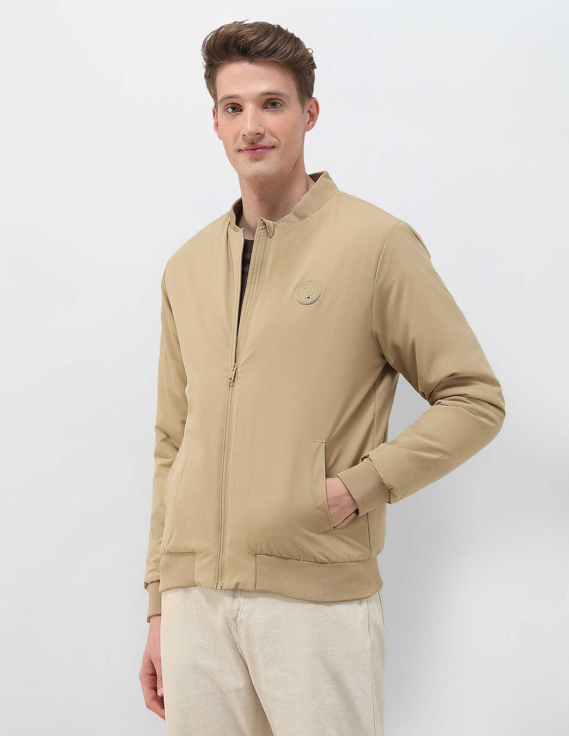 Image of U.S. POLO ASSN. Full Sleeve Solid Men Jacket