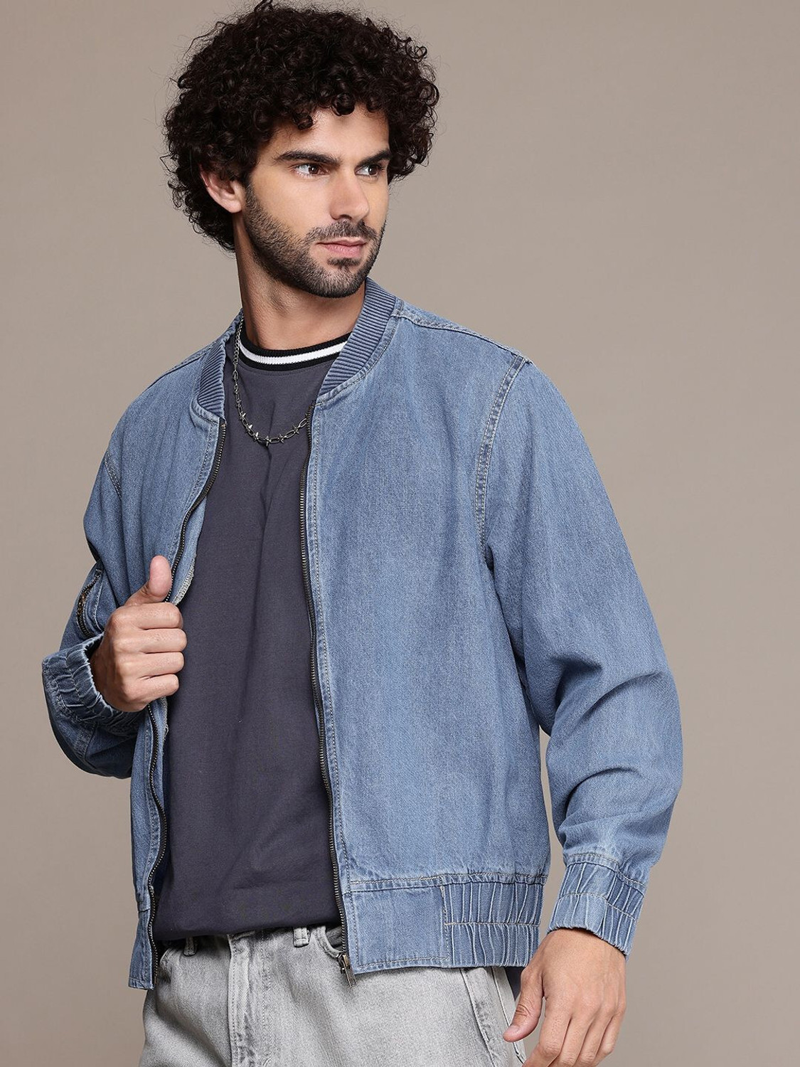 Image of Roadster Full Sleeve Solid Men Jacket