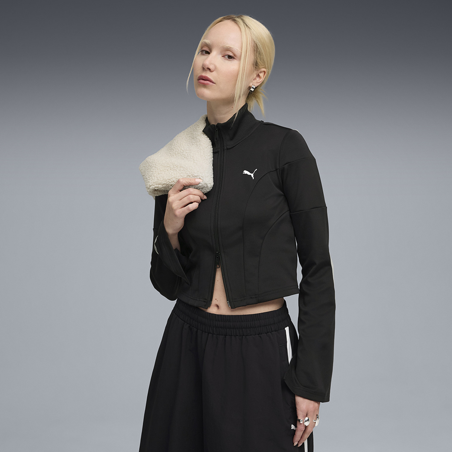 Image of PUMA Full Sleeve Solid Women Jacket