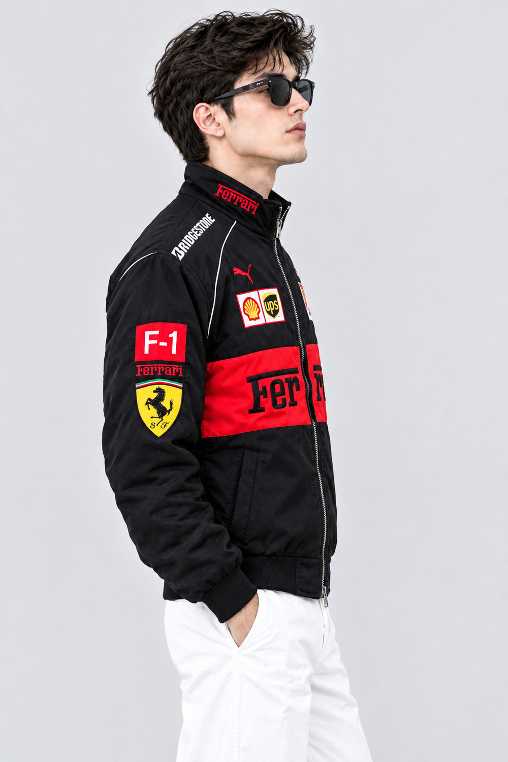 Image of FLYcollection Men Printed Bomber Jacket