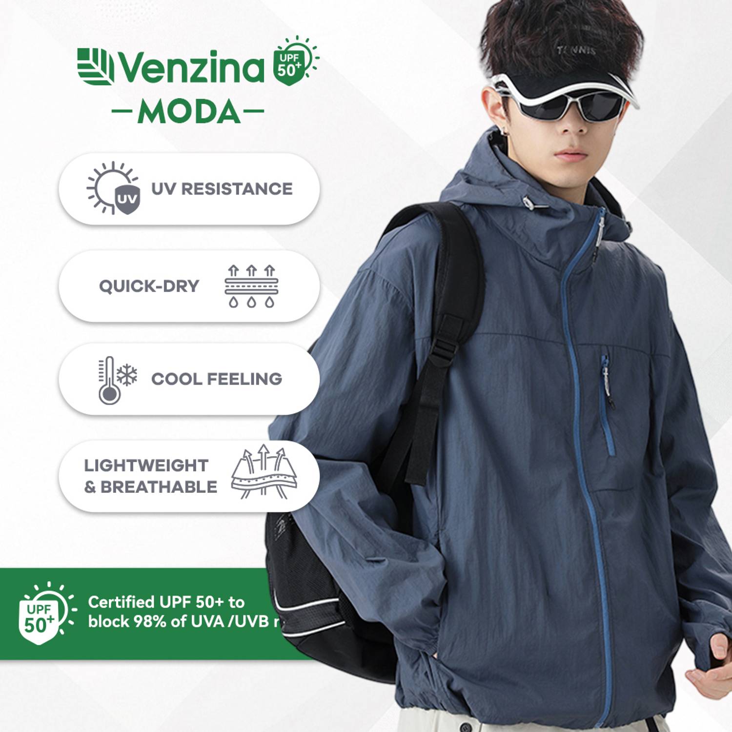 Venzina Full Sleeve Solid Men Jacket - Image 3