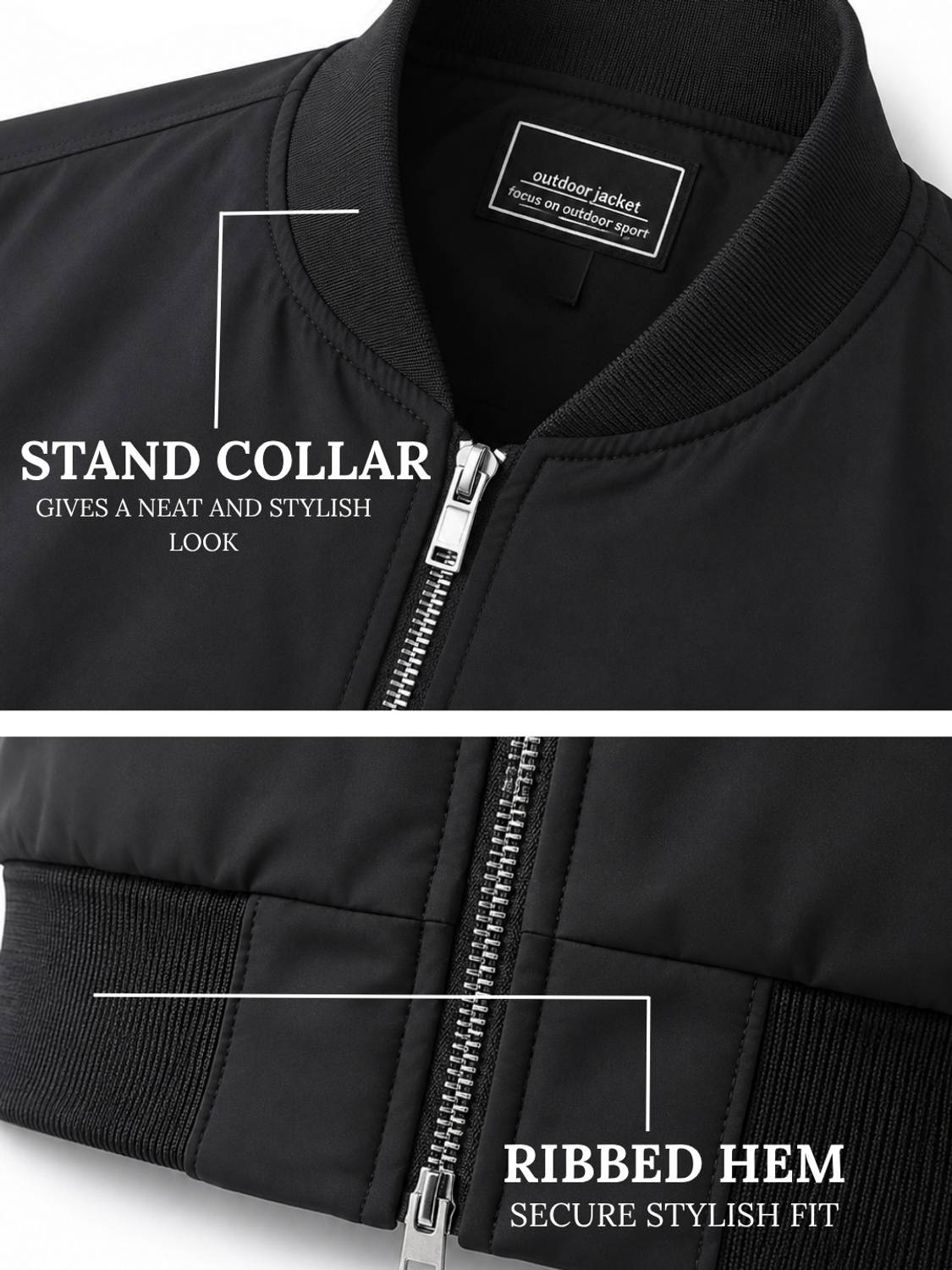 METRONAUT Full Sleeve Solid Men Jacket - Image 3