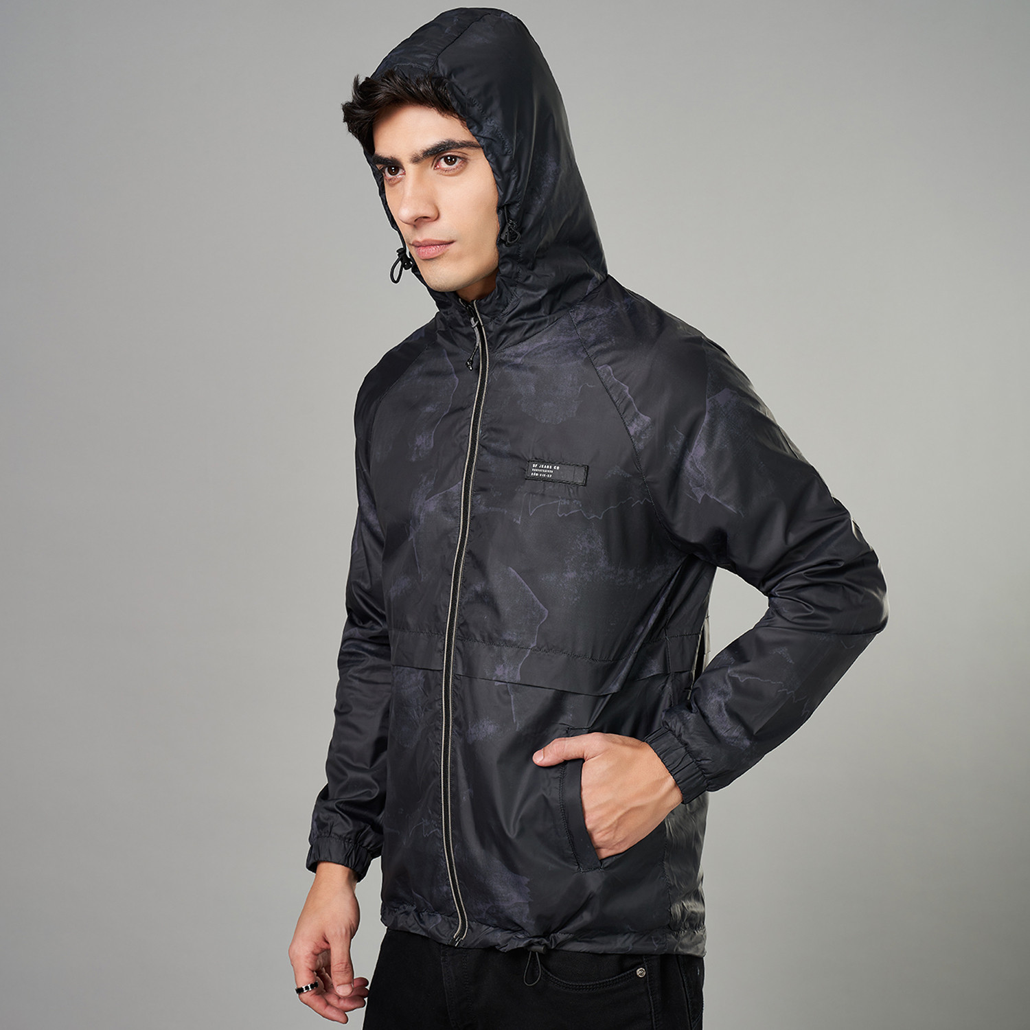 Image of SF Jeans by Pantaloons Full Sleeve Solid Men Jacket