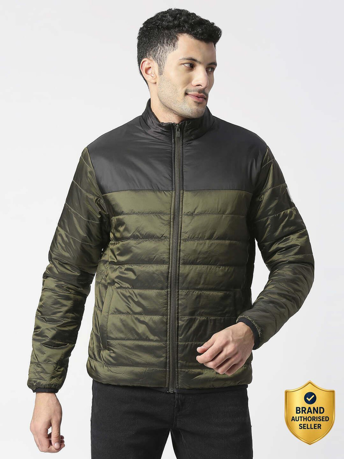 Image of Pepe Jeans Full Sleeve Colorblock Men Jacket