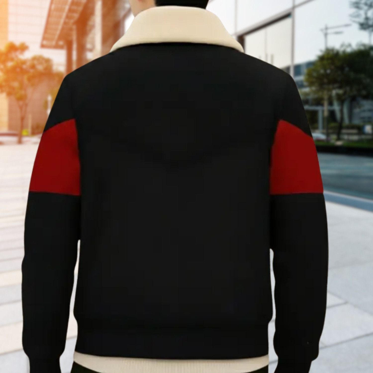 Image of Mia Fashion Full Sleeve Colorblock Men Jacket