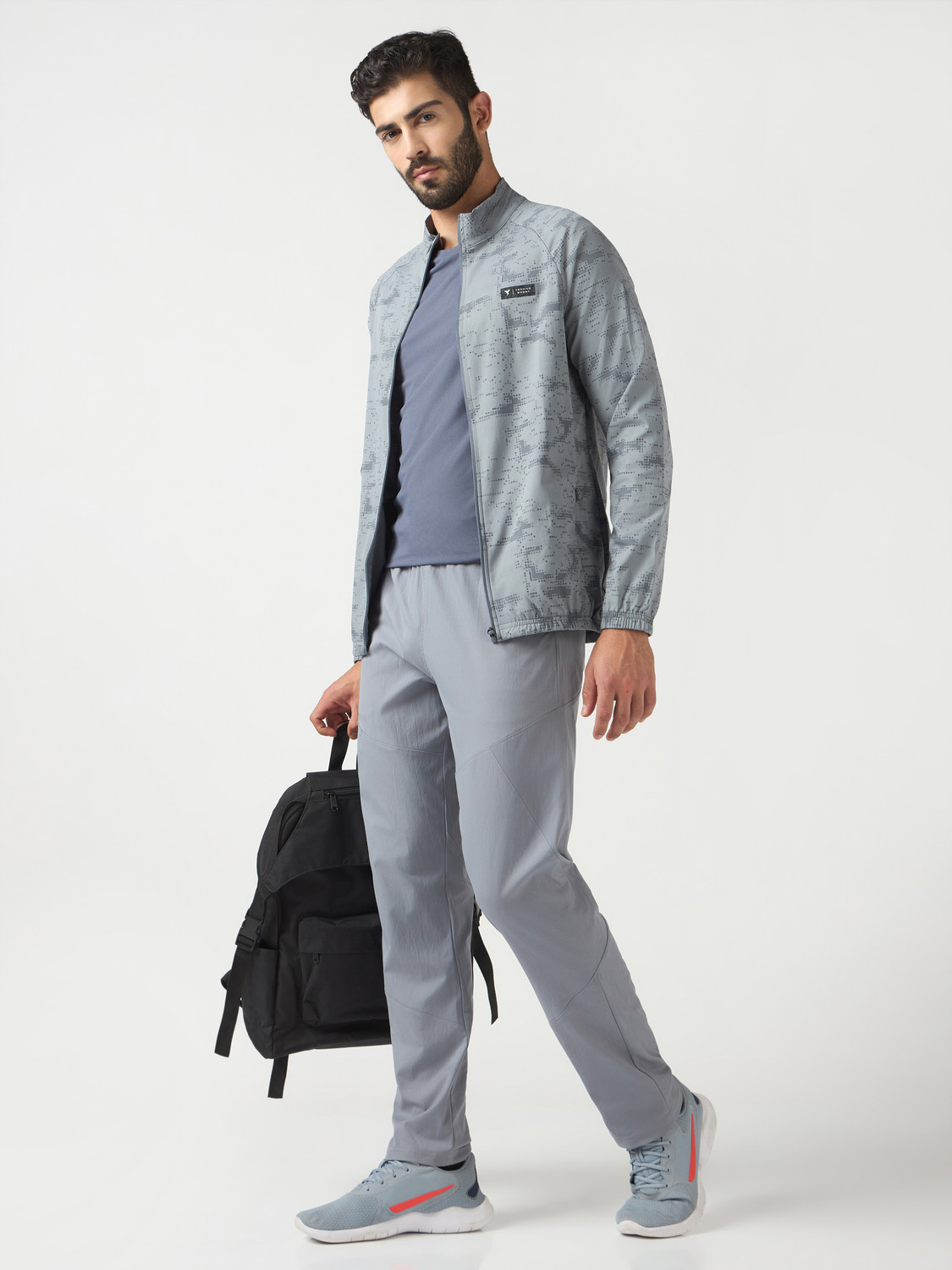 Image of TECHNOSPORT Full Sleeve Printed Men Jacket