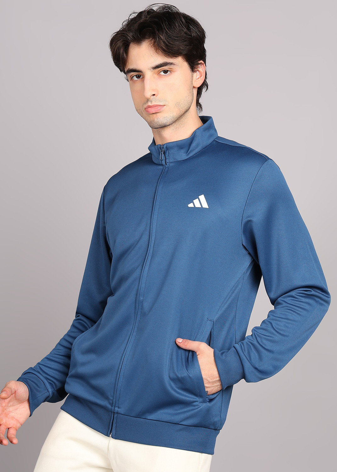 Image of ADIDAS Full Sleeve Solid Men Jacket