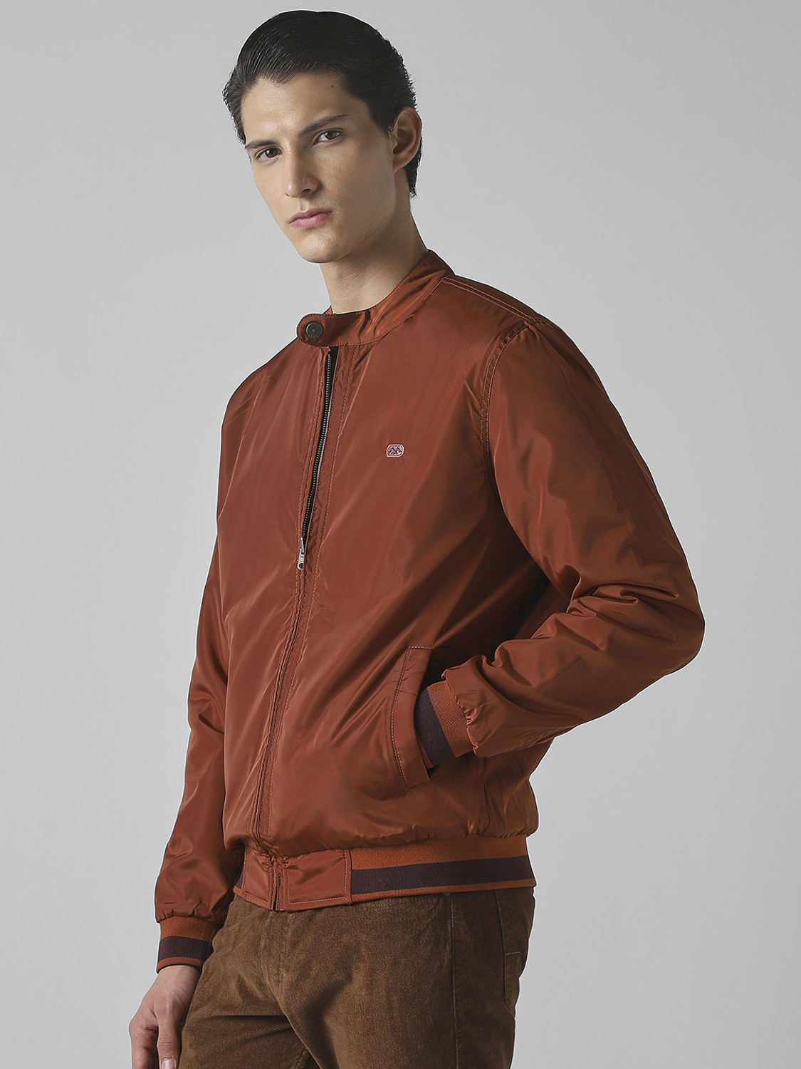 Image of MUFTI Full Sleeve Solid Men Jacket