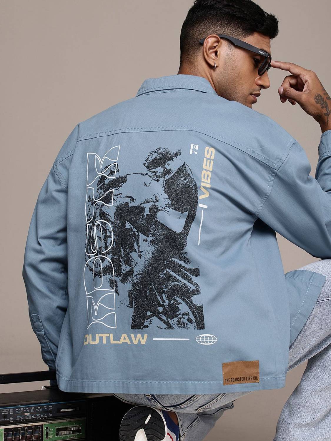 Roadster Full Sleeve Printed Men Jacket - Image 1
