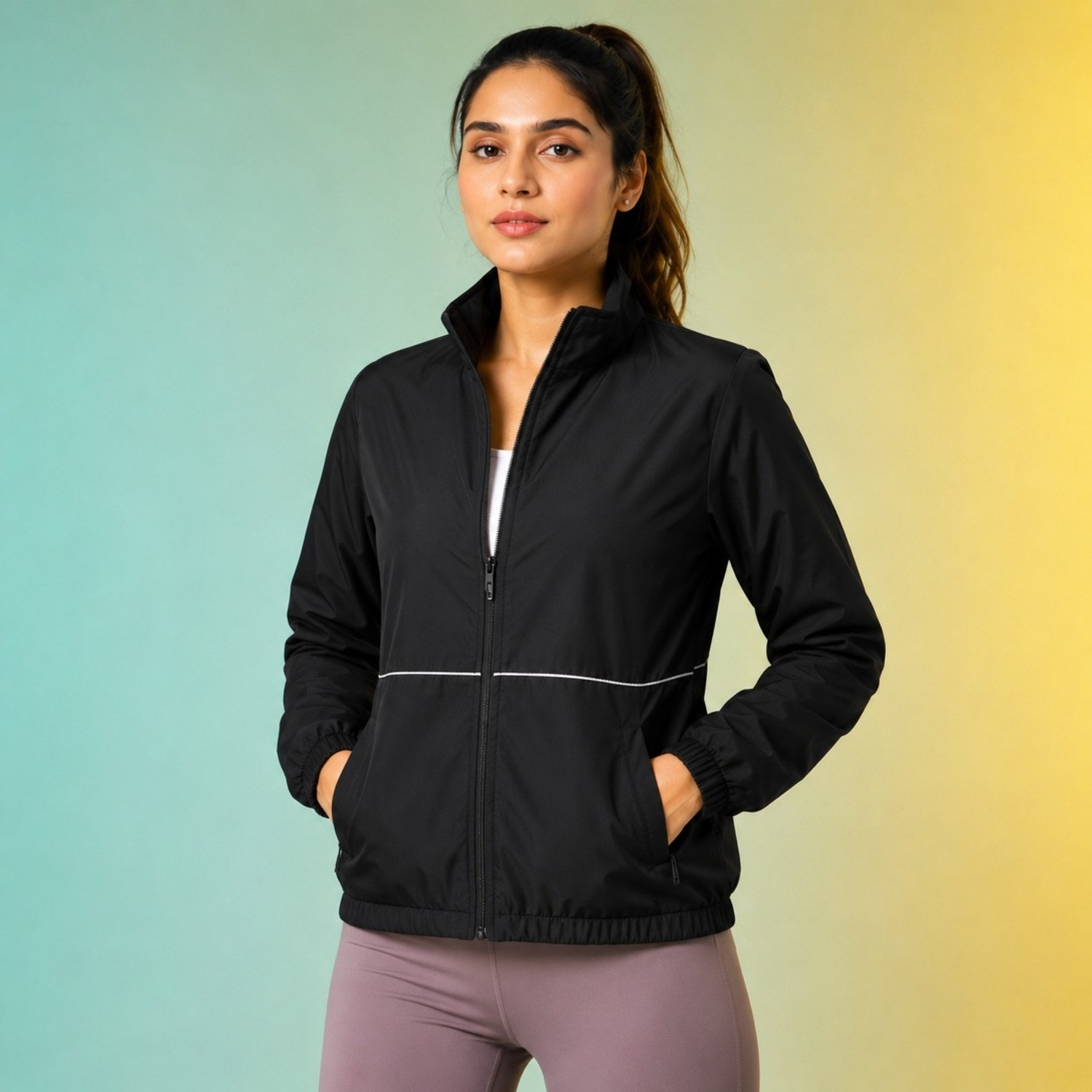 Image of JKT Women Solid Sports Jacket