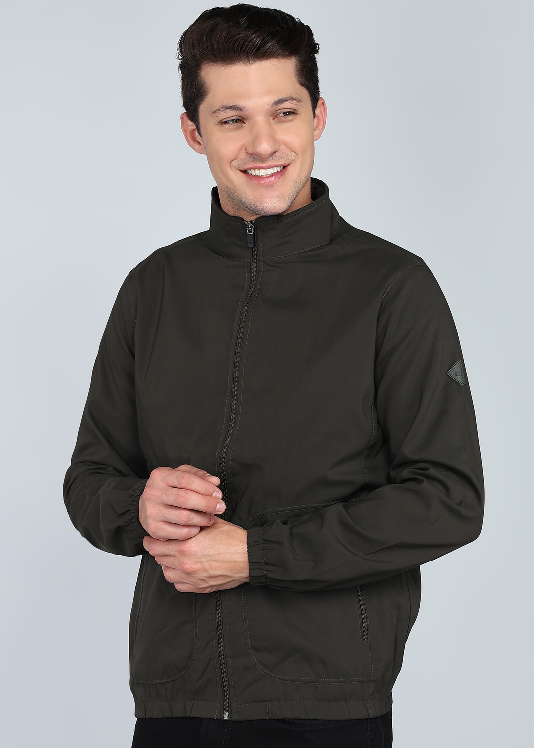 Image of PARK AVENUE Full Sleeve Solid Men Jacket